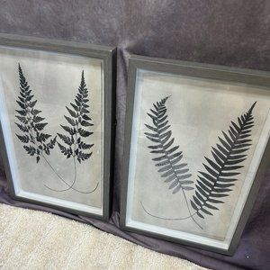 Two Leaf Framed Wall Pictures